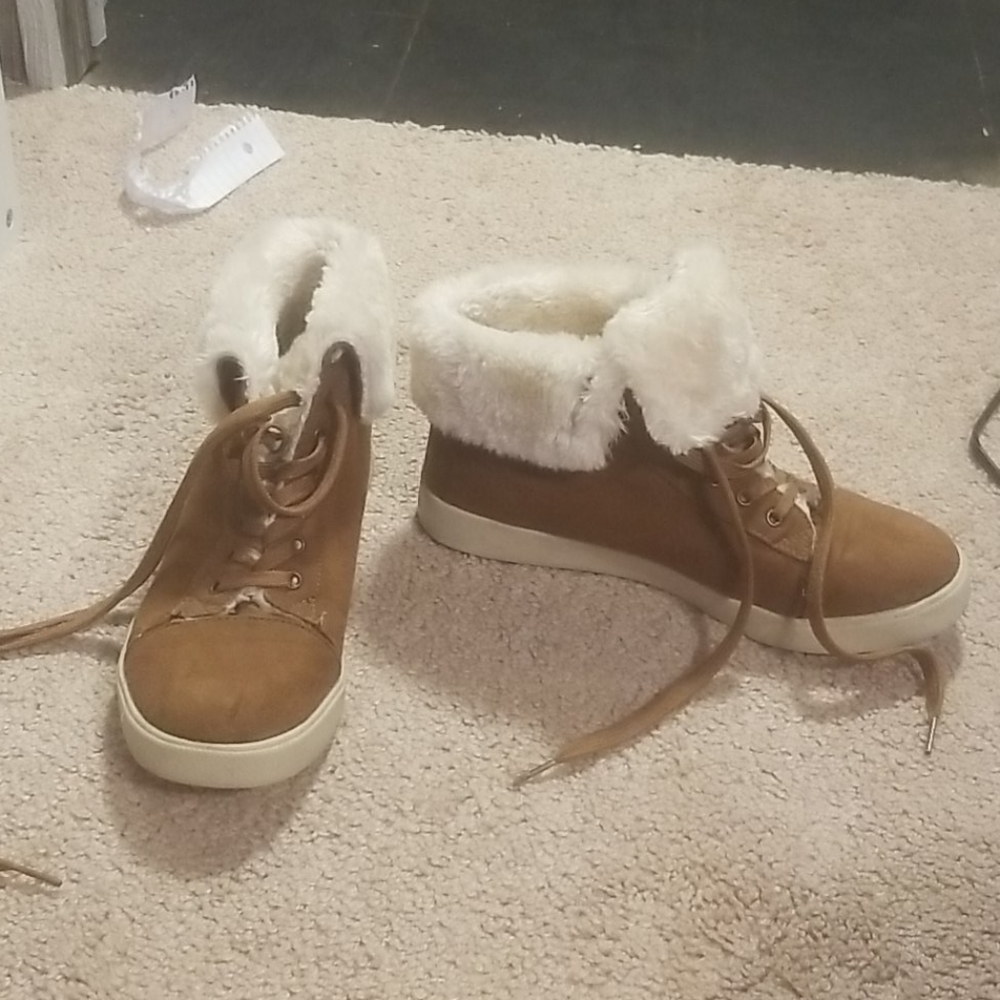 Fluffy high tops